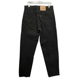 Levi's 550 Men's Vintage 1994 Orange Tab Black Made in USA Straight Leg 34W 30L